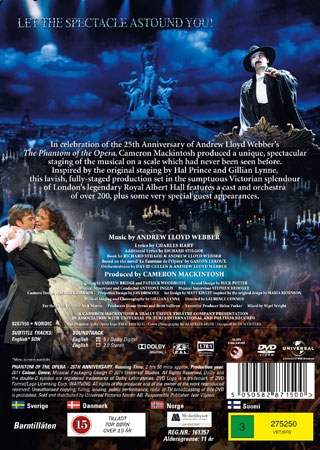 Phantom of the Opera At the Royal Albert Hall (ej svensk text) - 2