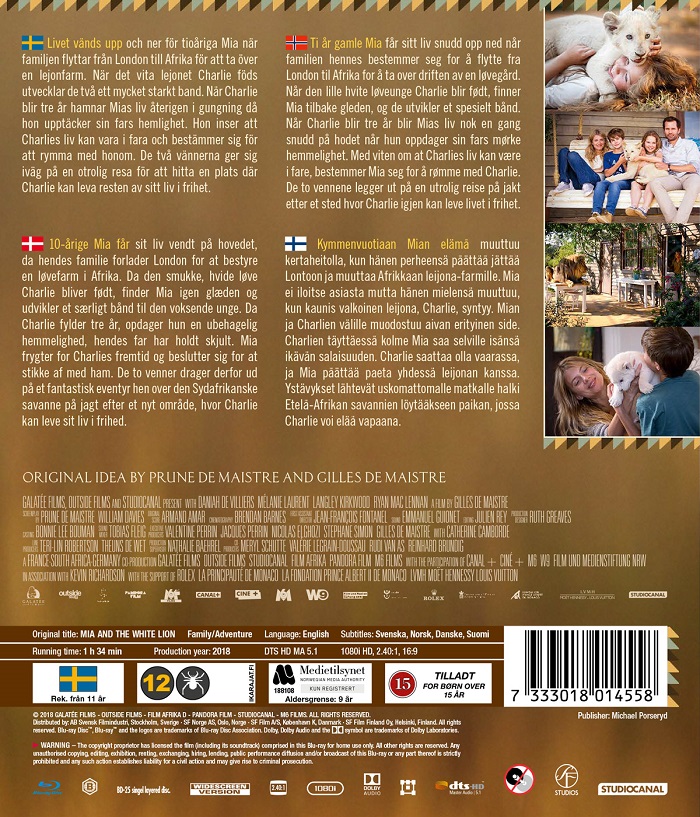 Mia Och Det Vita Lejonet (Blu-ray) - 2