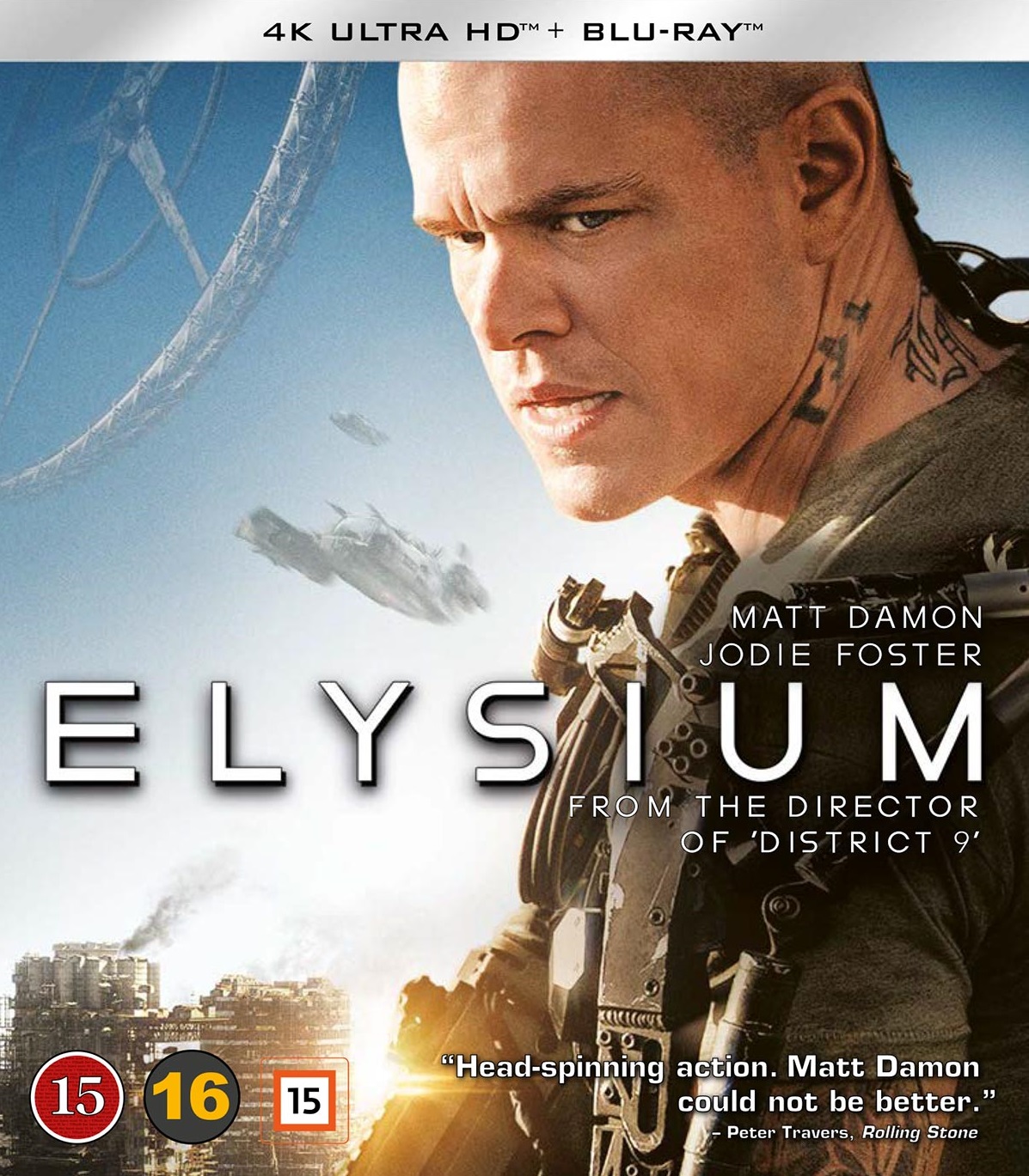 Elysium (4K Ultra HD Blu-ray + Blu-ray)
