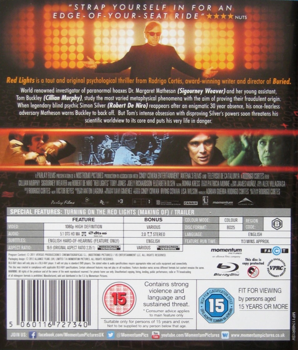 Red Lights (ej svensk text) (Blu-ray) - 2