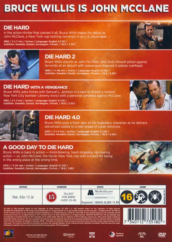 Die Hard 1-5 Legacy Collection - 2