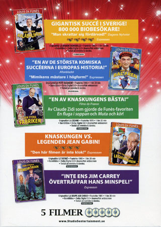 Louis De Funès - Den Stora Skrattboxen 2 (5-disc) - 2