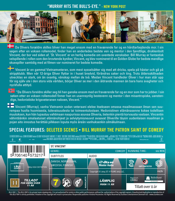 St. Vincent (Blu-ray) - 2