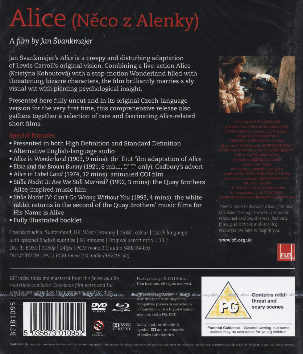 Alice (ej svensk text) (Blu-ray + DVD) - 2