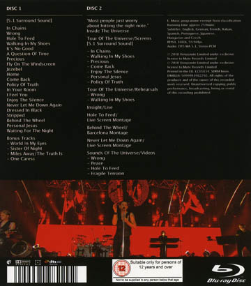 Depeche Mode - Tour of the Universe: Barcelona (2-disc) (Blu-ray) - 2