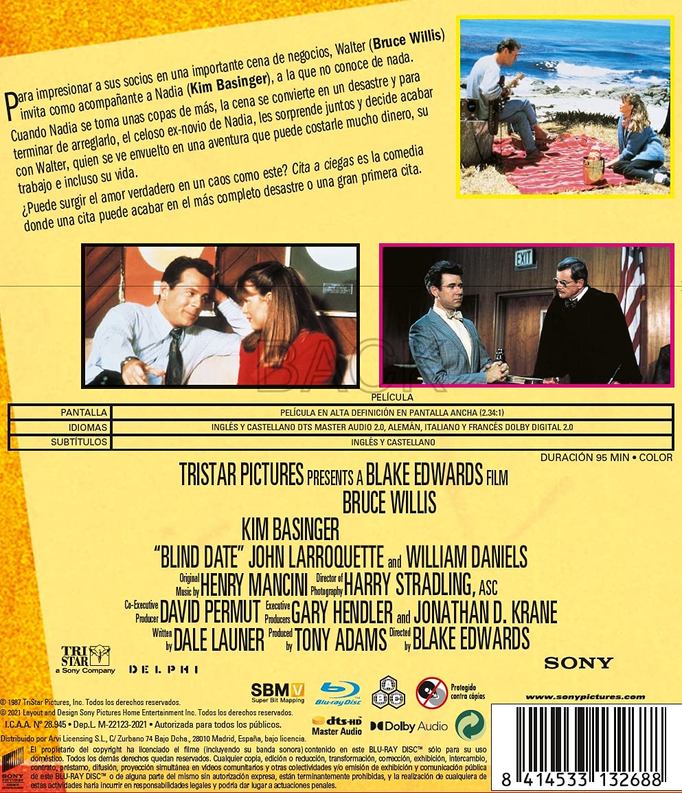 Blind Date (ej svensk text) (Blu-ray) - 2