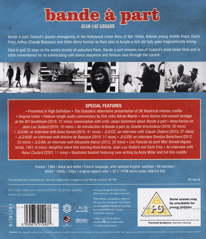 Bande á Part (ej svensk text) (Blu-ray) - 2
