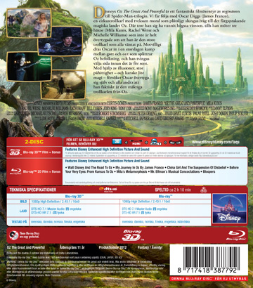 Oz the Great And Powerful (Real 3D + Blu-ray) - 2