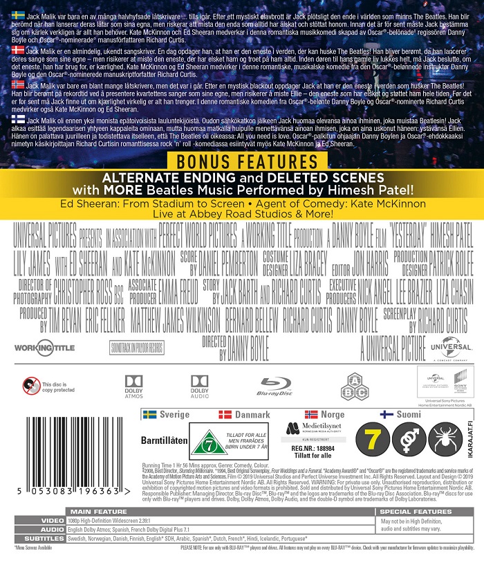 Yesterday (Blu-ray) - 2