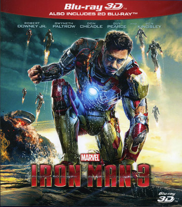 Iron Man 3 (Real 3D + Blu-ray)
