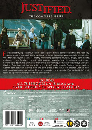 Justified - Säsong 1-6 (18-disc) - 2