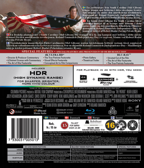 Patrioten (4K Ultra HD + Blu-ray) - 2