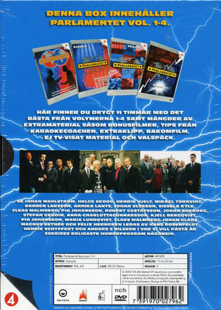 Parlamentet - Volym 1-4 (4-disc) - 2