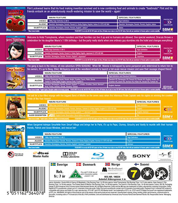 Sony Pictures Animation Box - Volym 2 (Blu-ray) - 2
