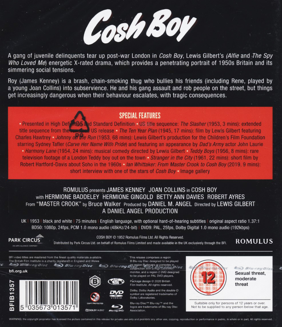 Cosh Boy (ej svensk text) (Blu-ray + DVD) - 2