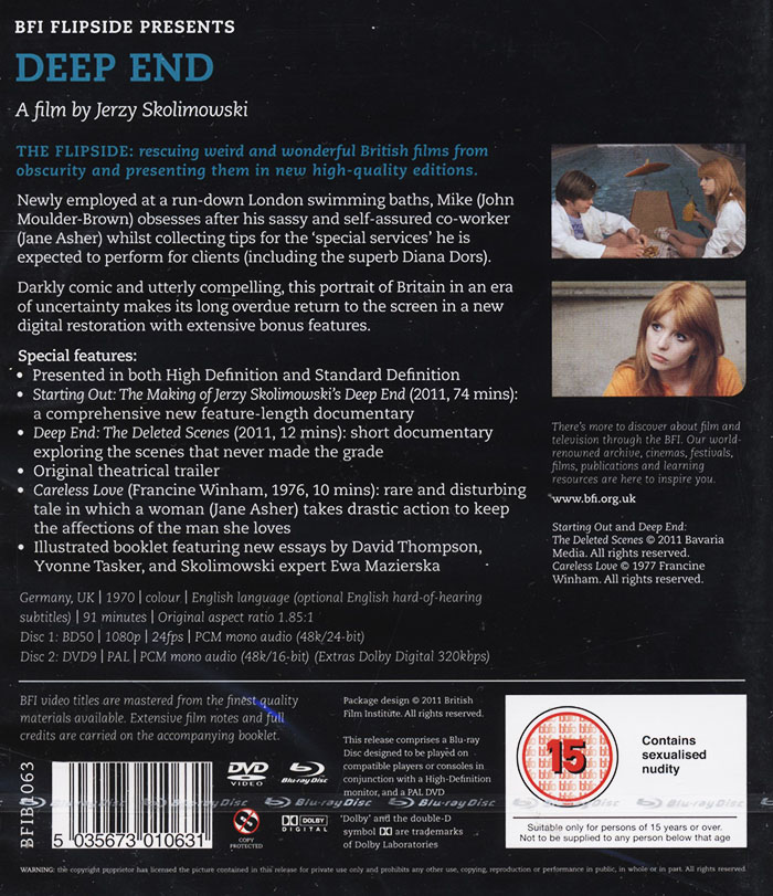 Deep End (ej svensk text) (Blu-ray + DVD) - 2
