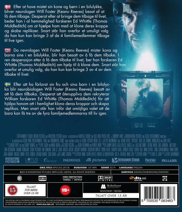 Replicas (Blu-ray) - 2