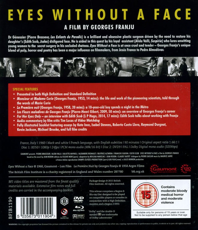 Eyes Without A Face (ej svensk text) (Blu-ray + DVD) - 2