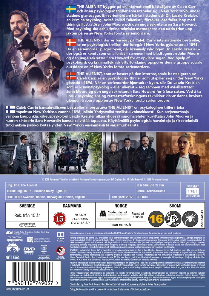 Alienist - Säsong 1 - 2