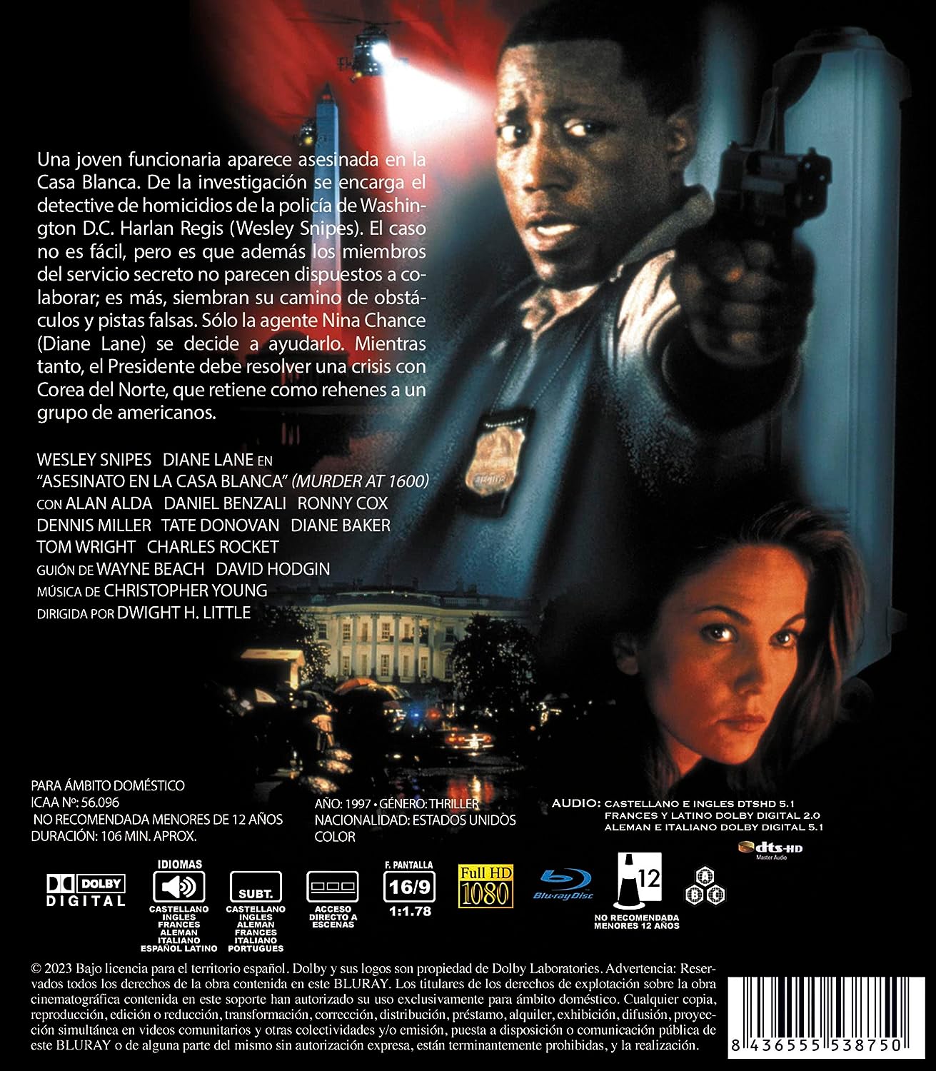 Murder At 1600 (ej svensk text) (Blu-ray) - 2