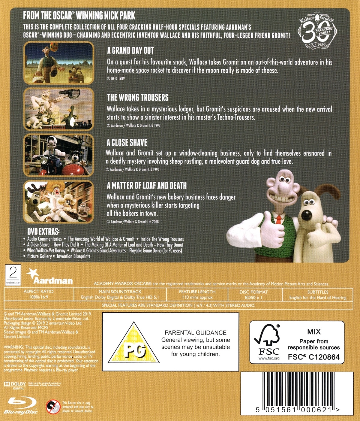Wallace and Gromit: The Collection (ej svensk text) (Blu-ray) - 2
