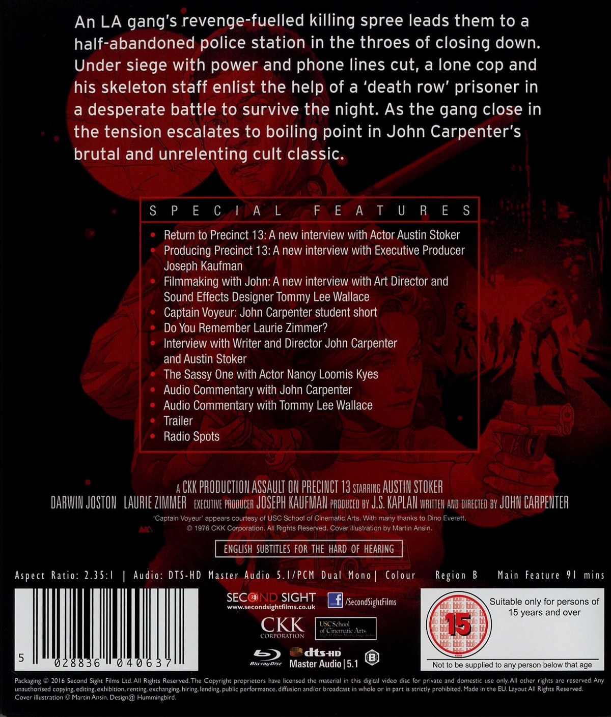 Assault On Precinct 13 (ej svensk text) (Blu-ray) - 2
