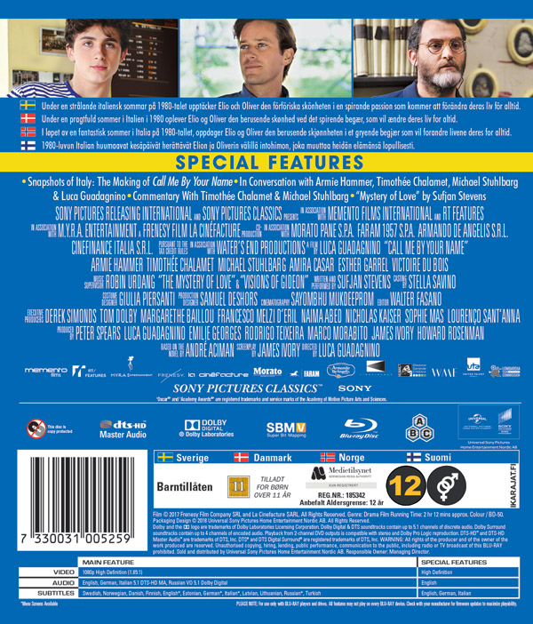 Call Me By Your Name (Blu-ray) - 2