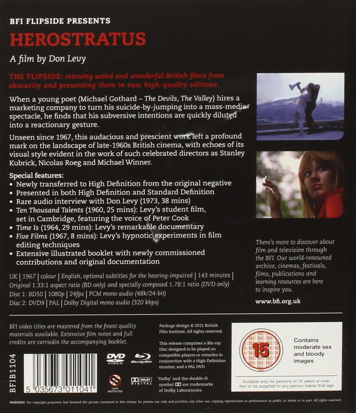 Herostratus (ej svensk text) (Blu-ray + DVD) - 2