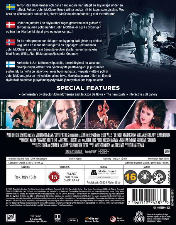 Die Hard 1 - 30th Anniversary (Steelbook) (Blu-ray) - 2