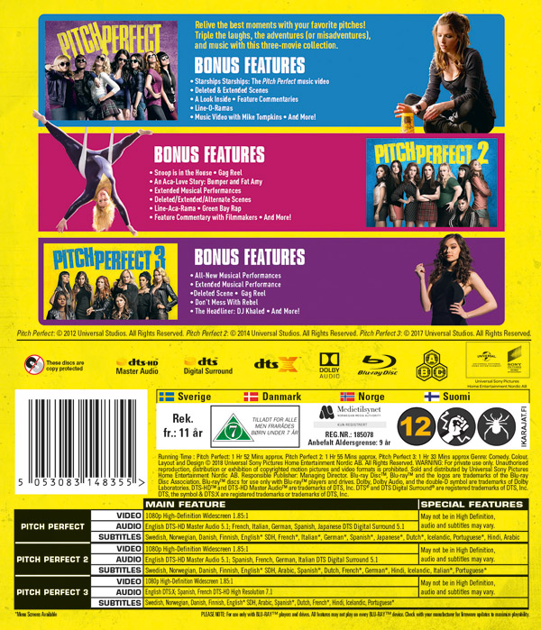 Pitch Perfect 1-3 (Blu-ray) - 2