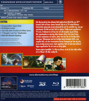 Bolt (Disney) (Real 3D + Blu-ray) - 2