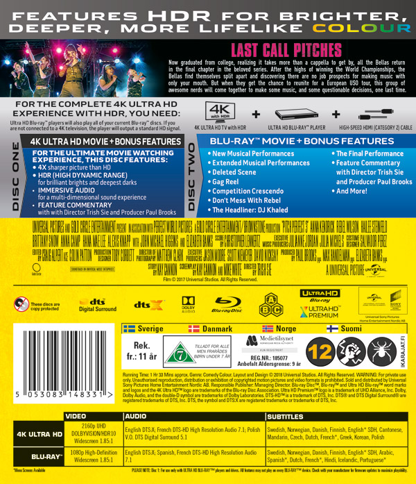 Pitch Perfect 3 (4K Ultra HD Blu-ray + Blu-ray) - 2