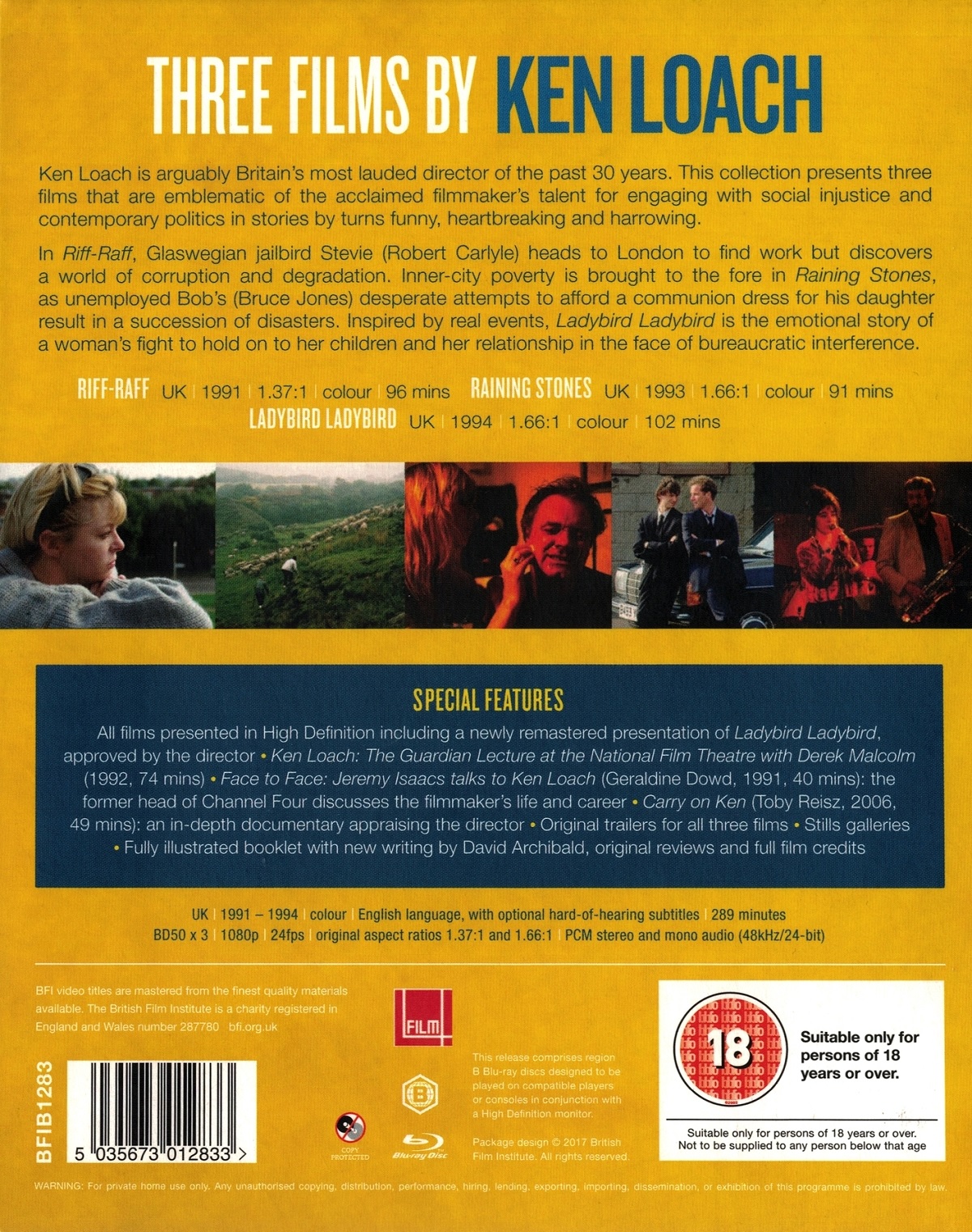 Ken Loach Collection (ej svensk text) (Blu-ray) - 2