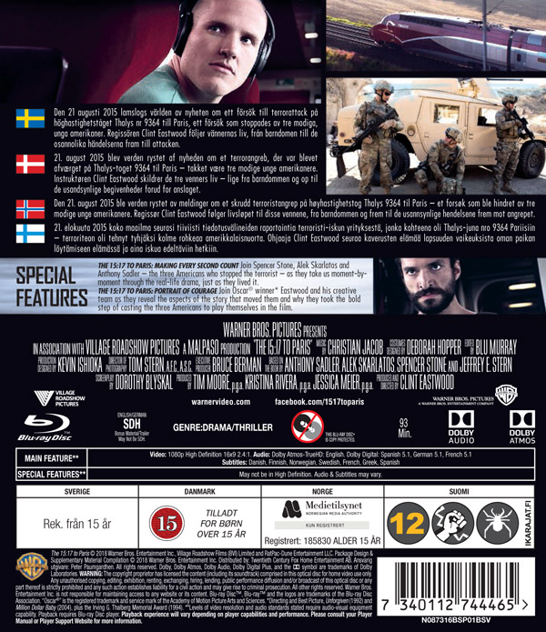 15:17 To Paris, The (Blu-ray) - 2