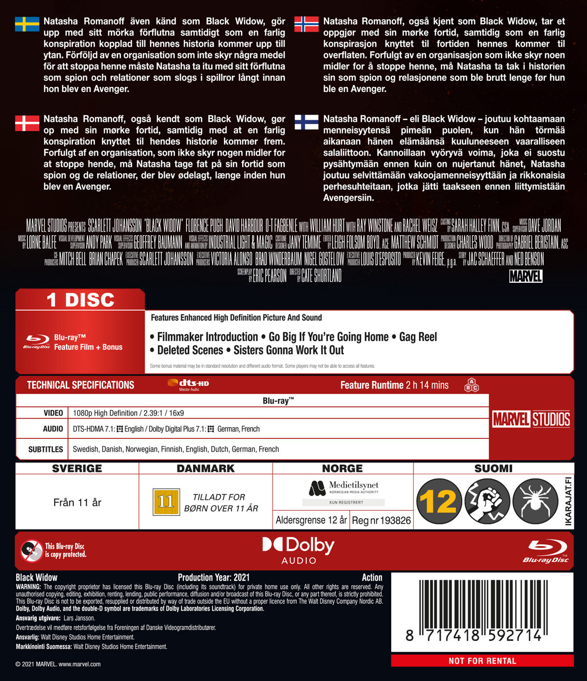 Black Widow (Blu-ray) - 2