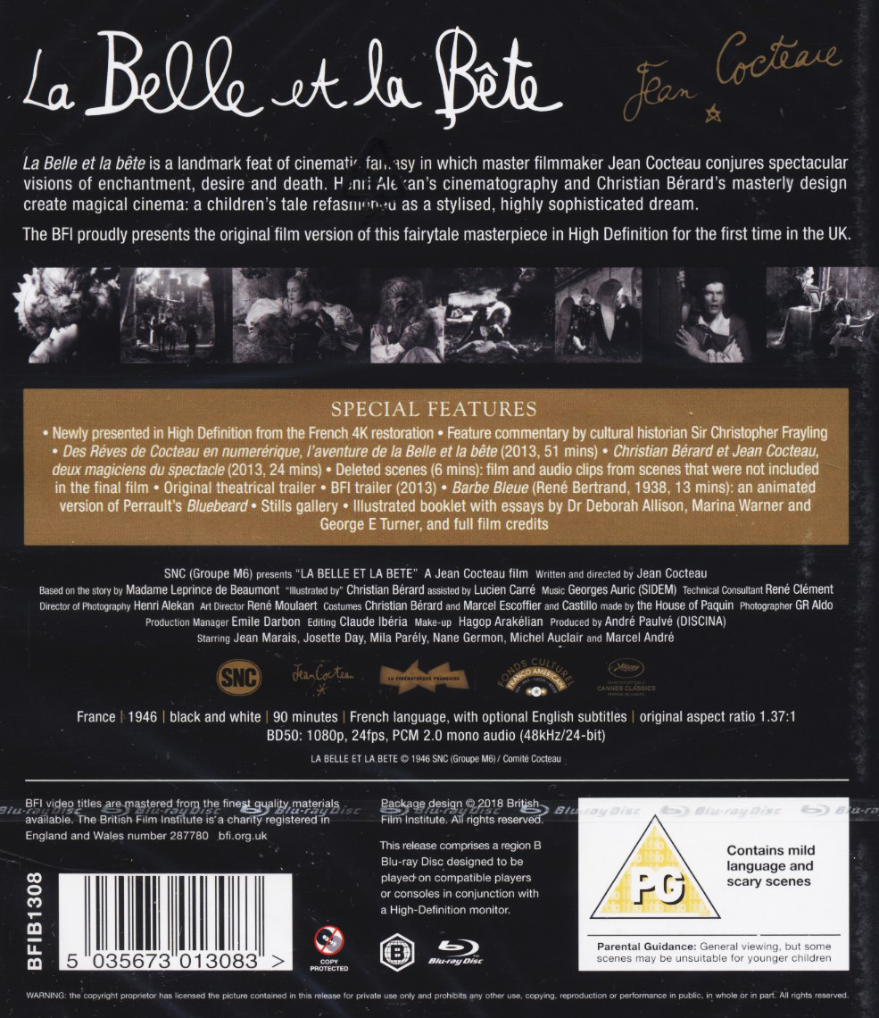 La Belle Et La Bête (ej svensk text) (Blu-ray) - 2