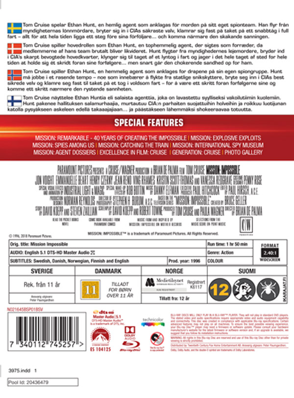 Mission: Impossible (New Line Look) (Blu-ray) - 2