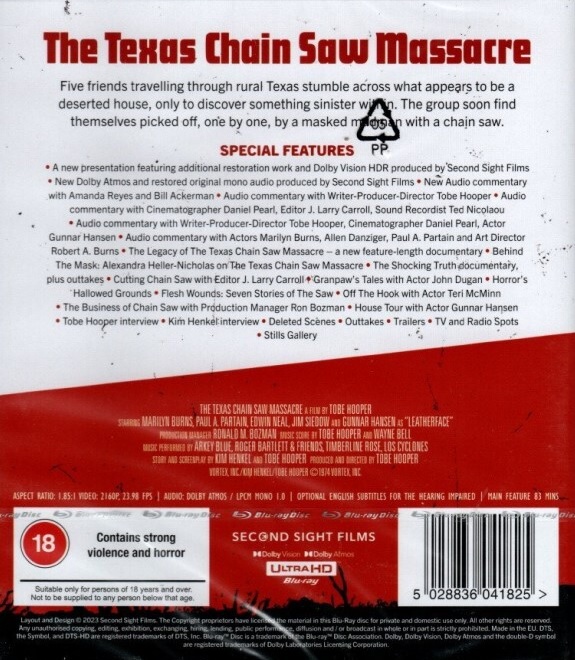 The Texas Chainsaw Massacre (1974) (ej svensk text) (4K Ultra HD) - 2
