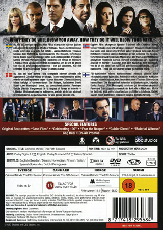 Criminal Minds - Säsong 5 (Begagnad) - 2
