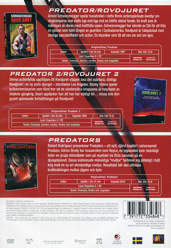 Predator Trilogy (3-disc) - 2