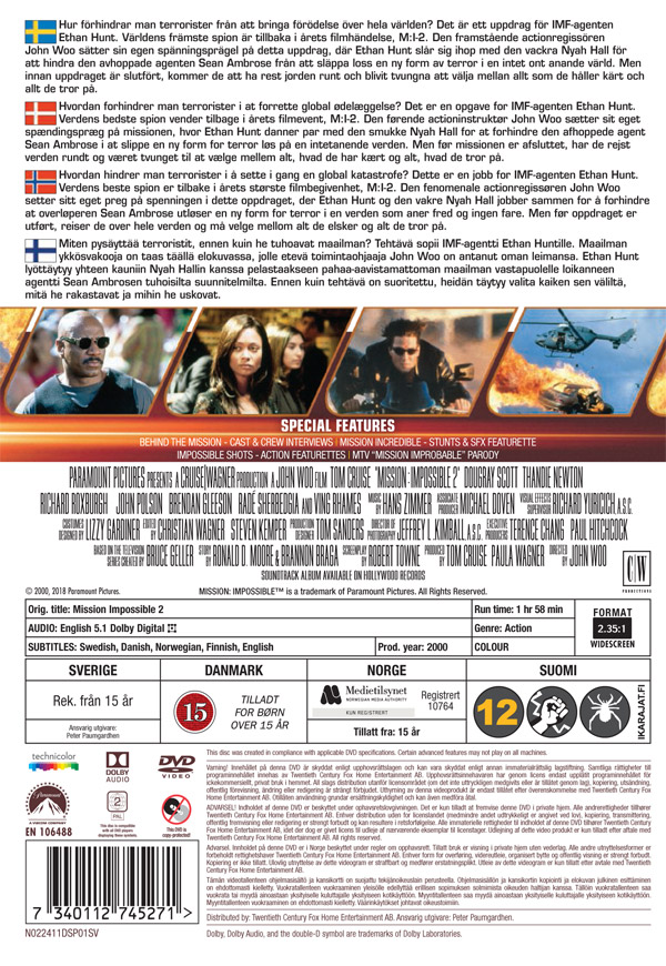 Mission: Impossible II (New Line Look) - 2