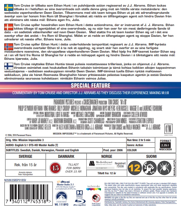 Mission: Impossible III (New Line Look) (Blu-ray) - 2