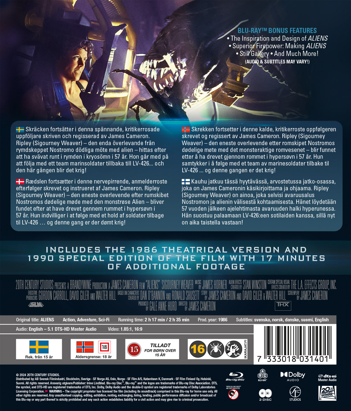 Aliens - Återkomsten (Blu-ray) - 2