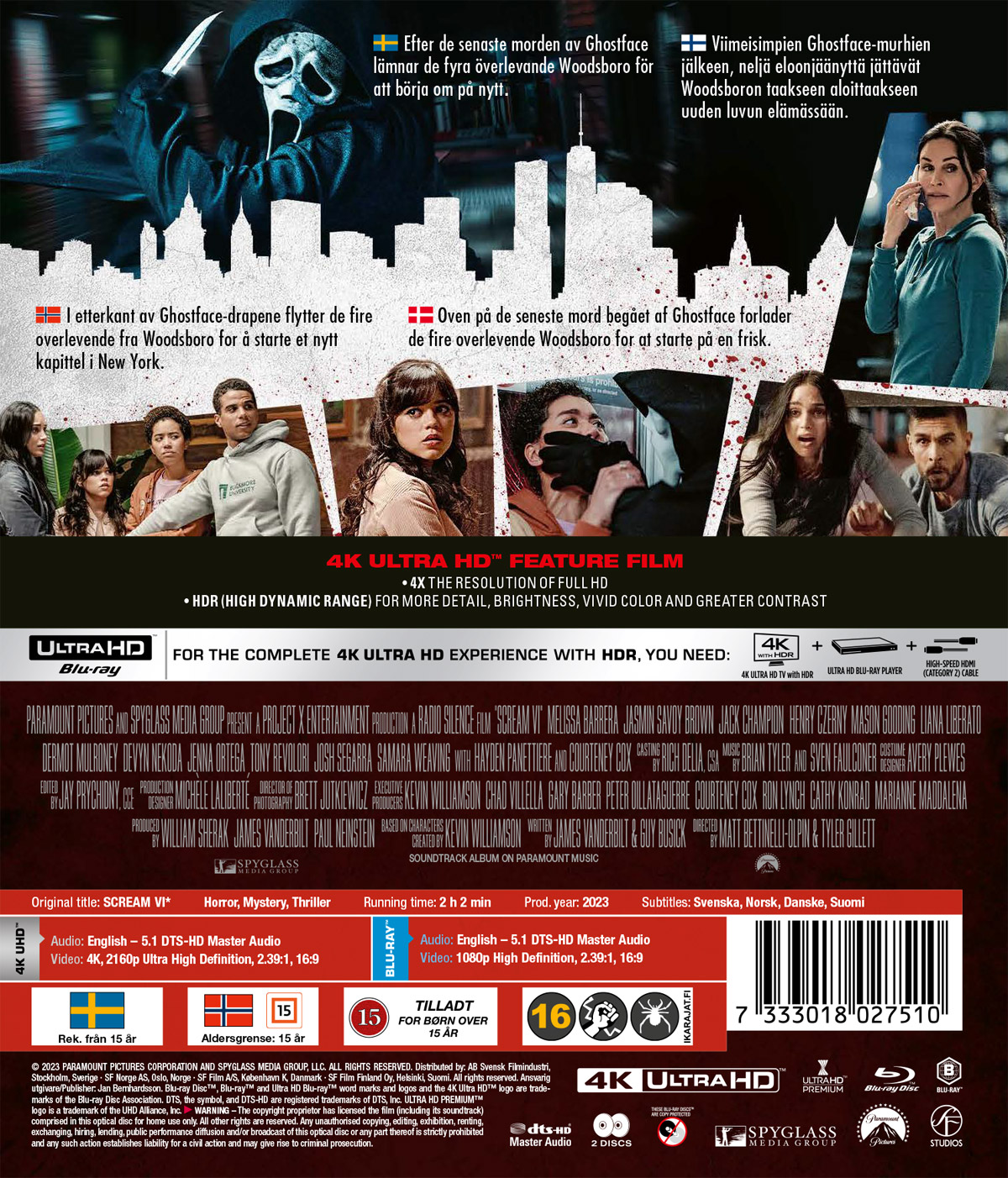 Scream VI (4K Ultra HD + Blu-ray) - 2