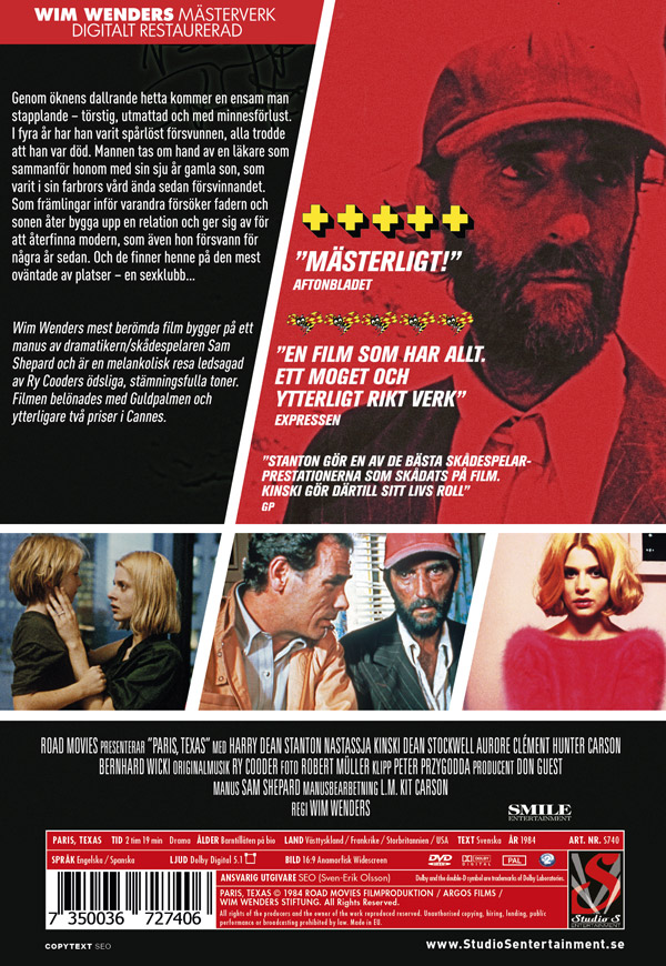 Paris, Texas - 2