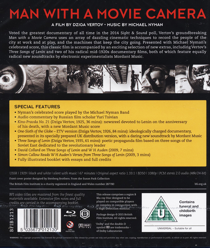 Man With A Movie Camera (ej svensk text) (Blu-ray) - 2
