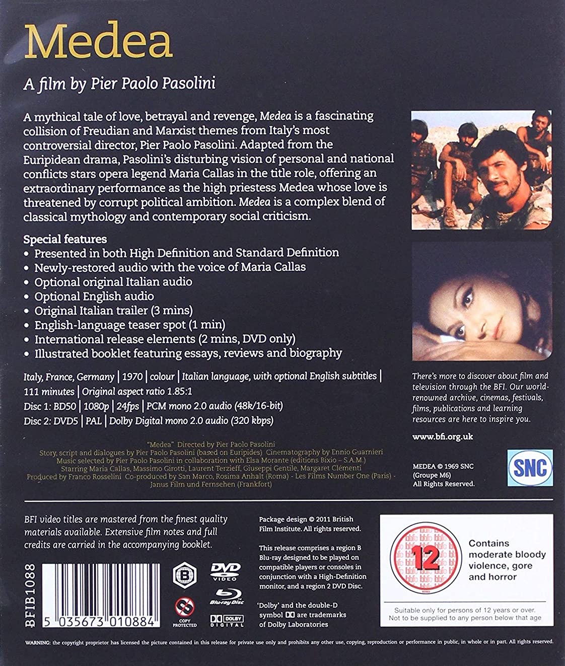 Medea (ej svensk text) (Blu-ray + DVD) - 2