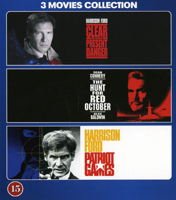 Clear And Present Danger / Hunt For Red October / Patriot Games (3-disc) (Blu-ray)