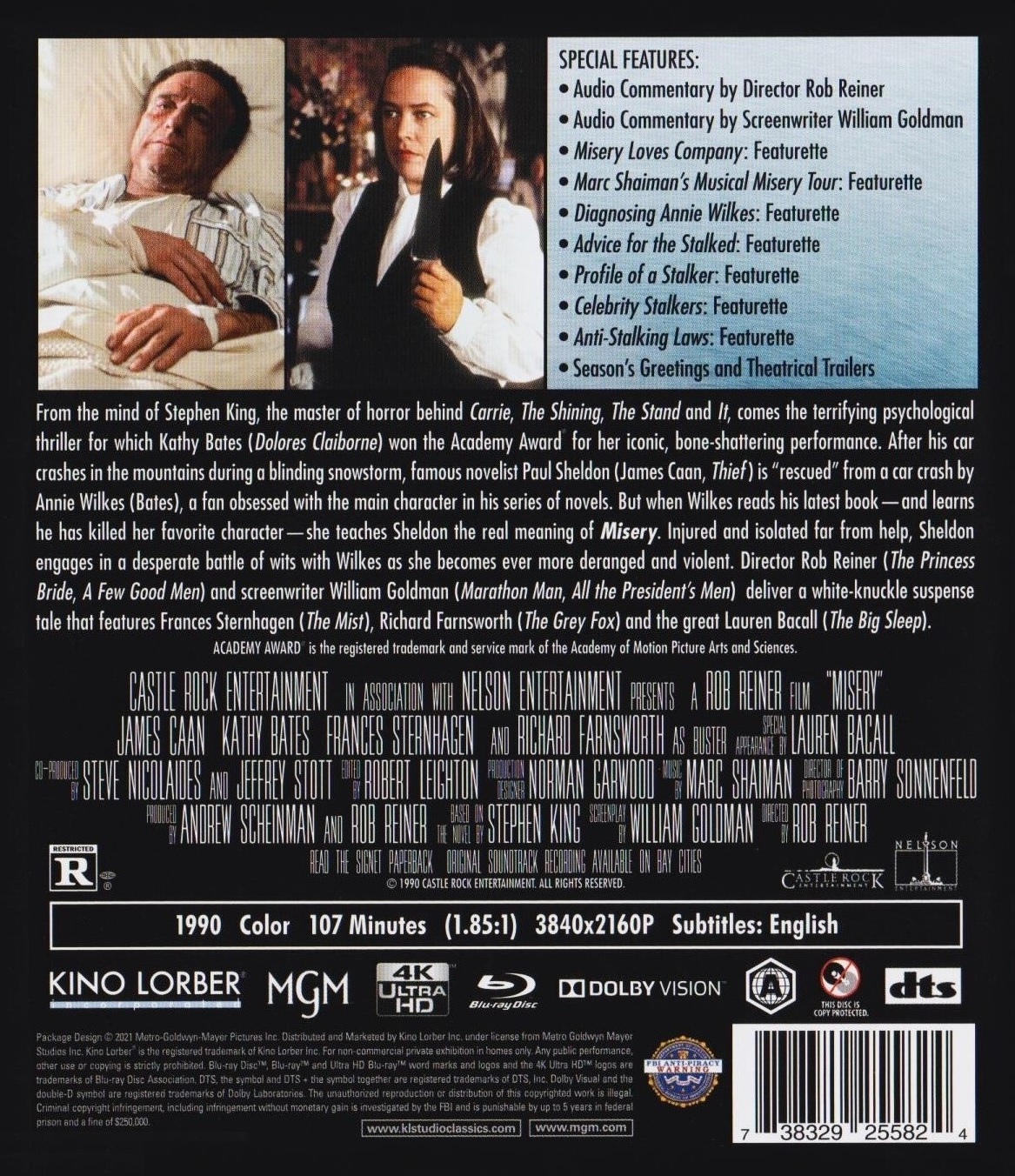 Misery (ej svensk text) (4K Ultra HD + Blu-ray) - 2