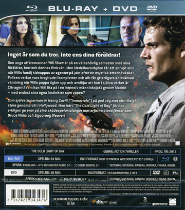 Cold Light of Day (Blu-ray + DVD) - 2